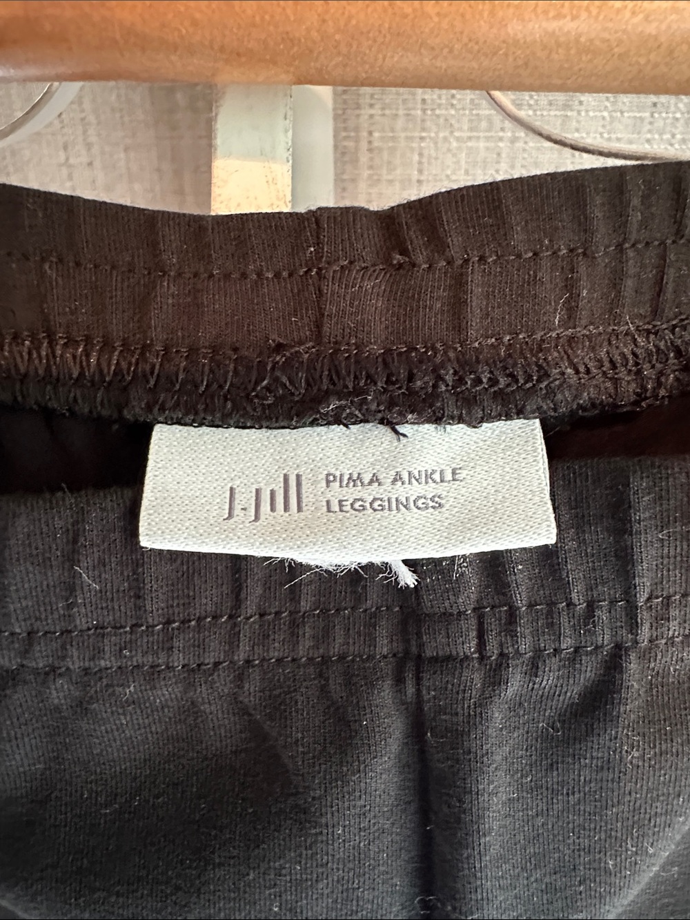 J. Jill Black Pima Ankle Leggings
